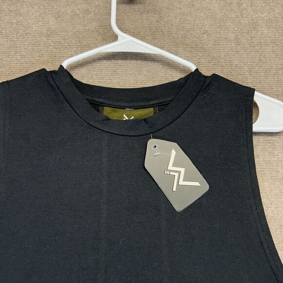 Limitless Muscle Apparel Tank Men's Large Sleeveless Shirt Black Camo Gym NEW - Picture 2 of 8